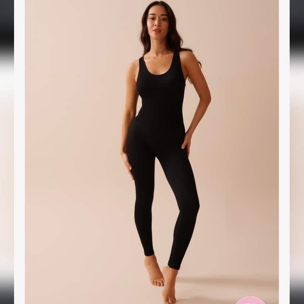 La Vie En Rose Black Jumpsuit